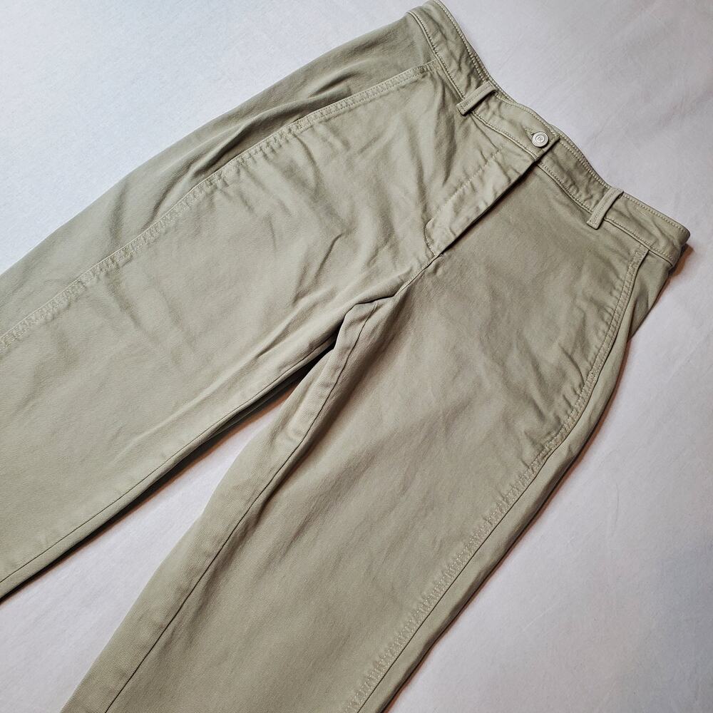 Banana Republic Womens Size 6P Weekender Slim Barrel High Rise Pant Beige 713475
